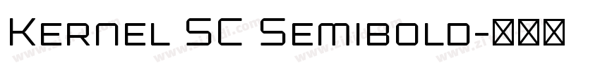 Kernel SC Semibold字体转换